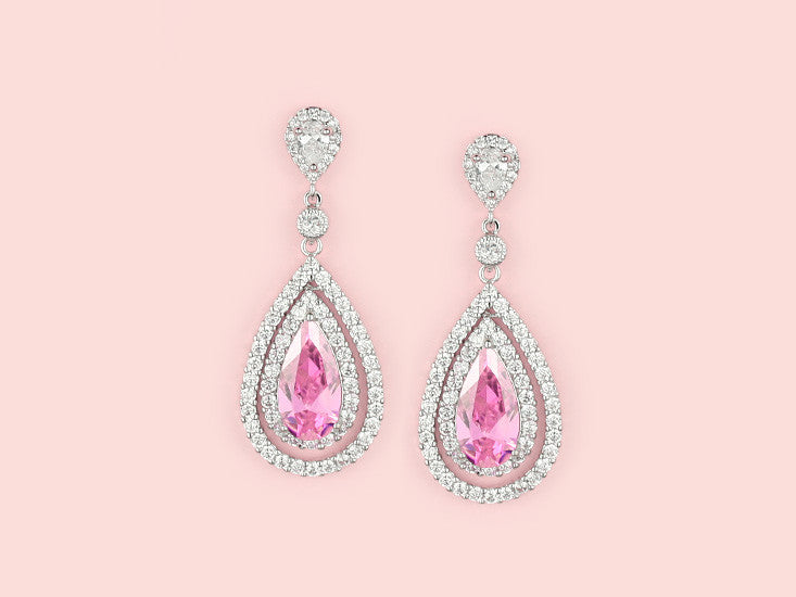 Tasmin Earrings - Pink