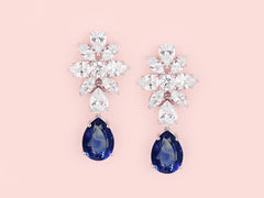 Dutchess Earrings - Sapphire